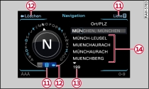 Navigationsziel eingeben